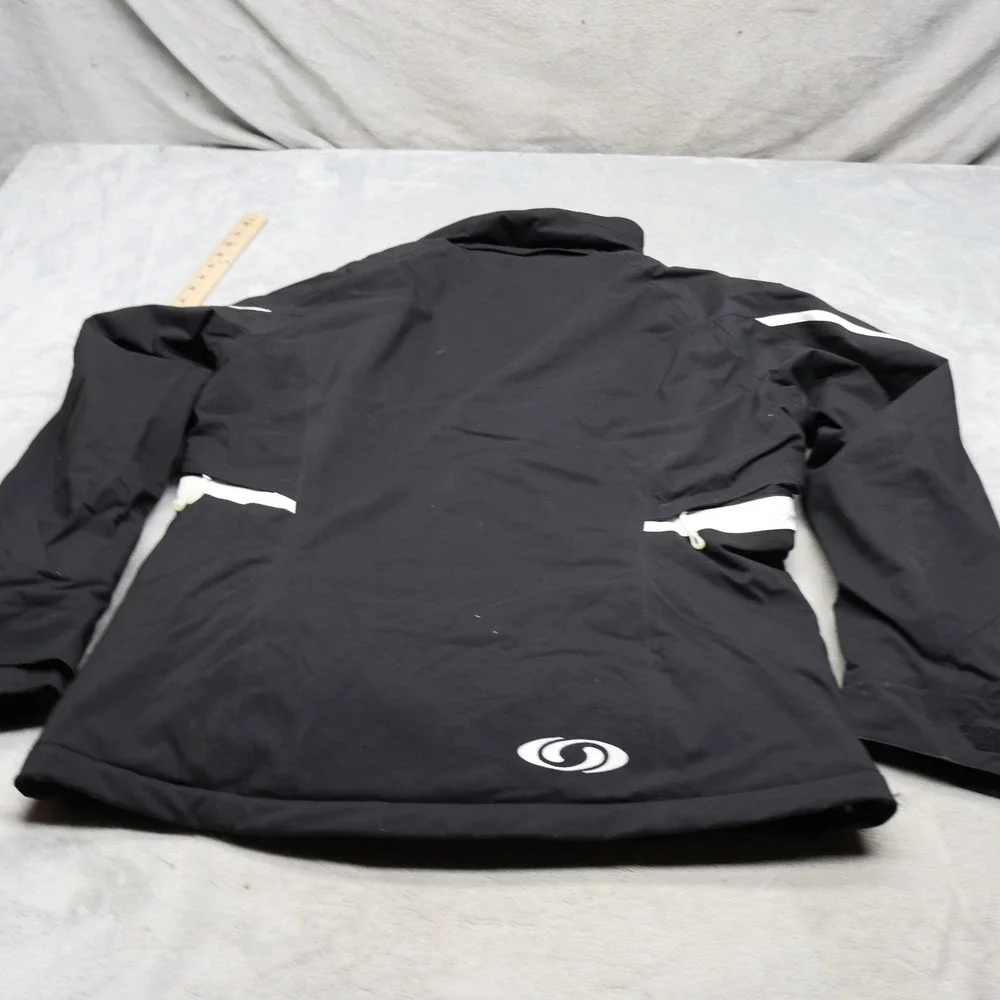 Salomon Jacket Youth XL Black ClimaPro Technical Waterproof Ski Snow Insulated